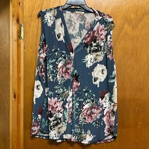 Women’s Floral Stretchy Top (3X)